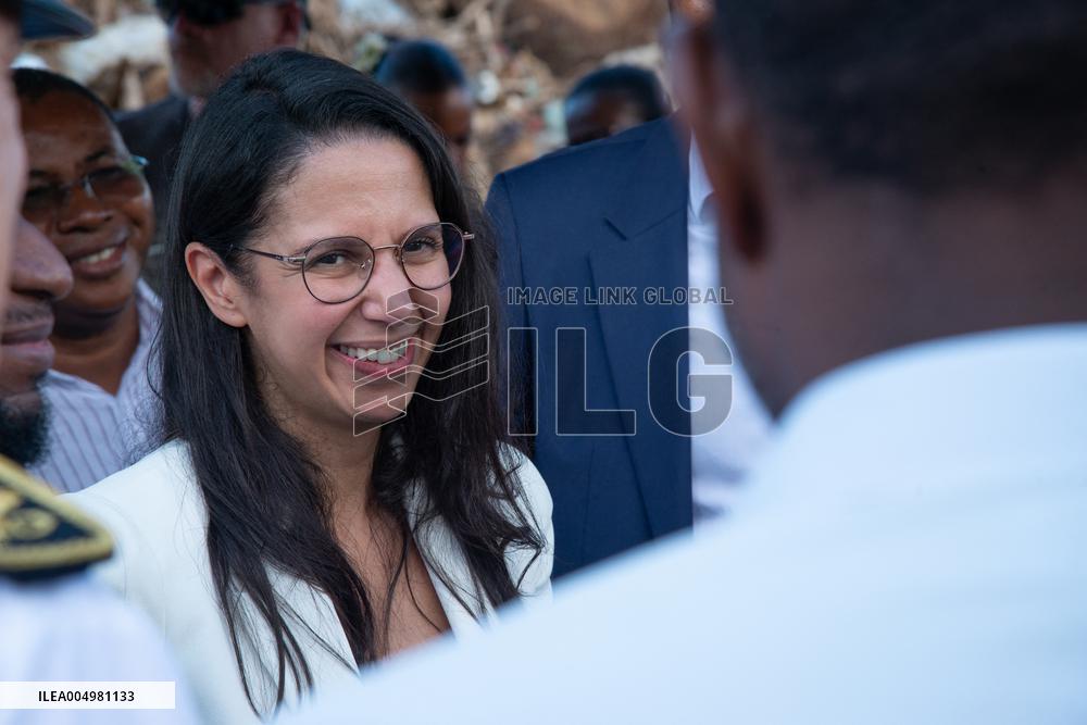 Overseas Minister Naima Moutchou Visits Mayotte - Day 1