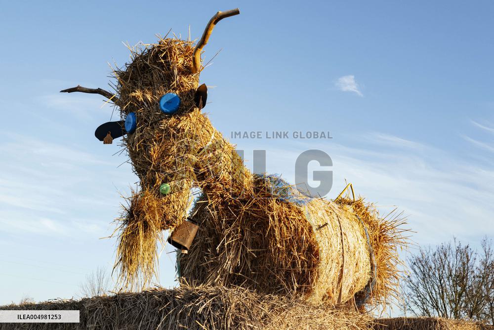 Farmers Protest And Block On Highway A64 - France