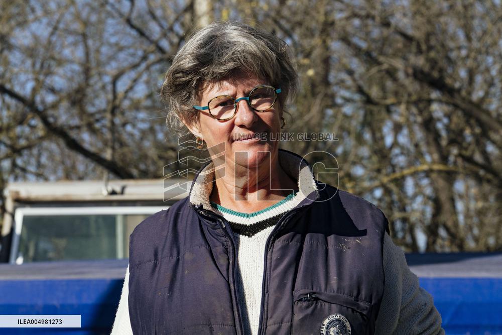 Farmers Protest And Block On Highway A64 - France