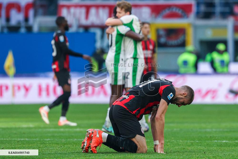 CALCIO - Serie A - AC Milan vs US Sassuolo