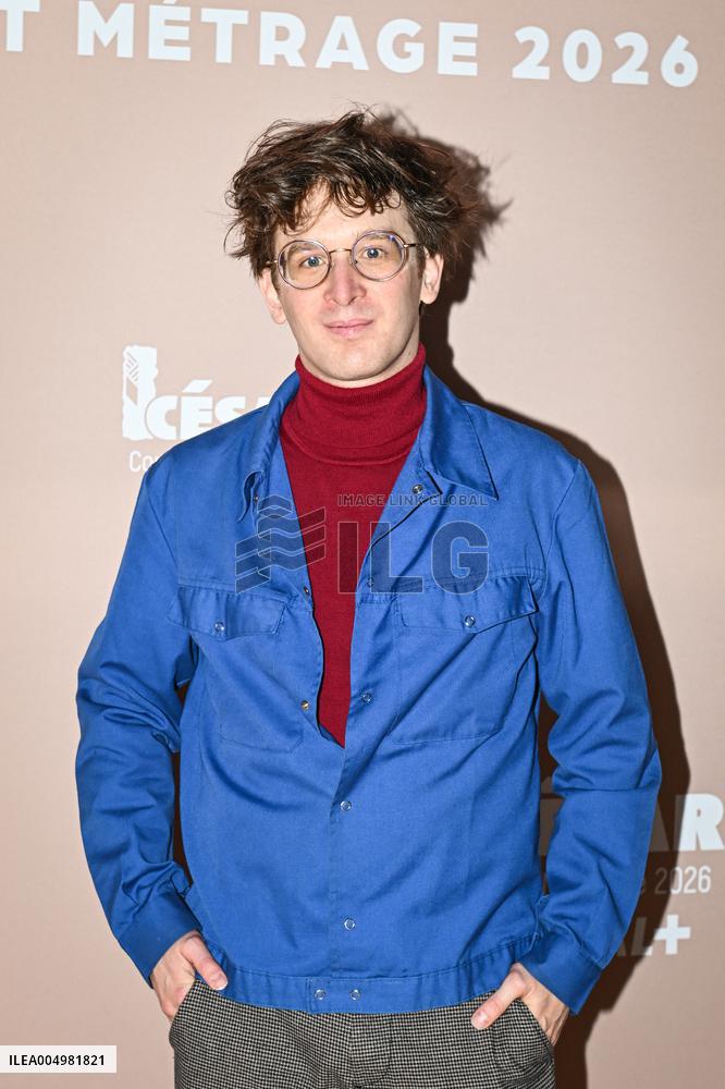 Photocall Courts Metrages Cesar 2026 in Paris FA