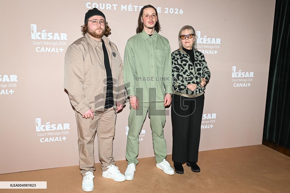 Photocall Courts Metrages Cesar 2026 in Paris FA