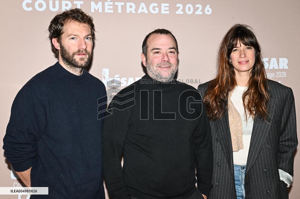 Photocall Courts Metrages Cesar 2026 in Paris FA