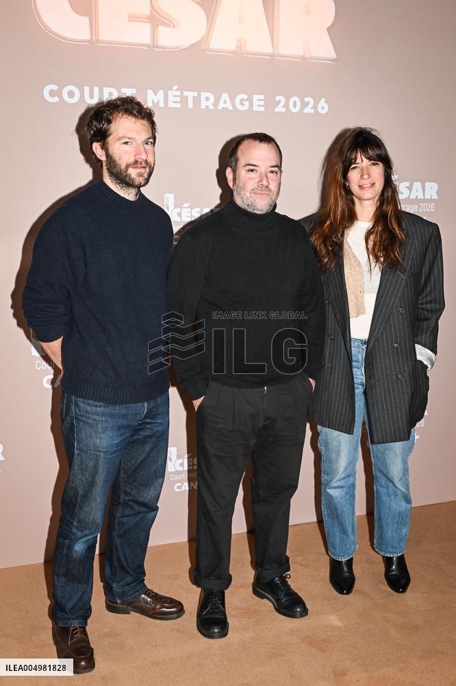 Photocall Courts Metrages Cesar 2026 in Paris FA