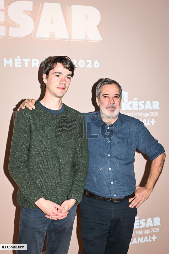 Photocall Courts Metrages Cesar 2026 in Paris FA