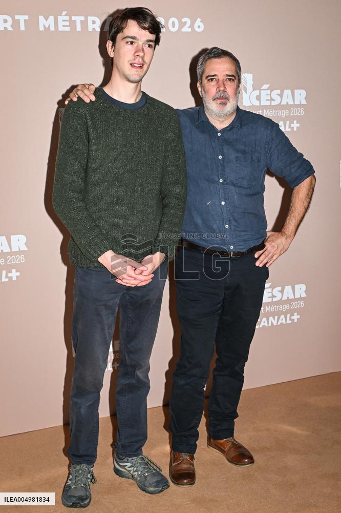 Photocall Courts Metrages Cesar 2026 in Paris FA