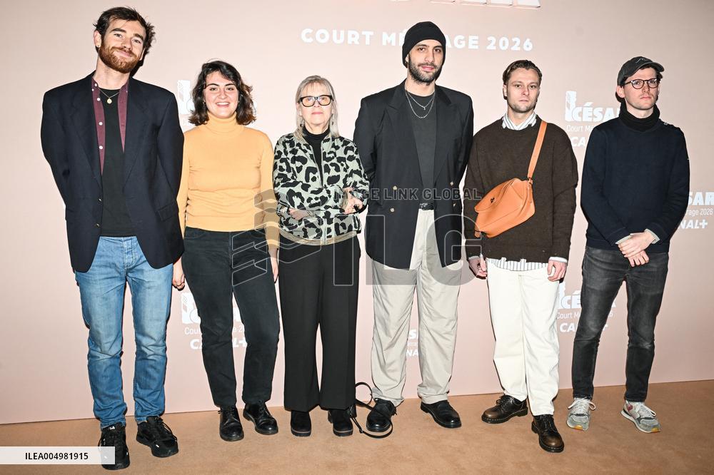Photocall Courts Metrages Cesar 2026 in Paris FA