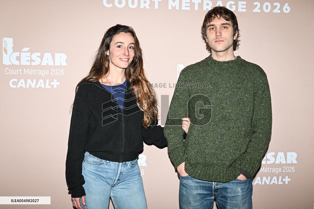 Photocall Courts Metrages Cesar 2026 in Paris FA