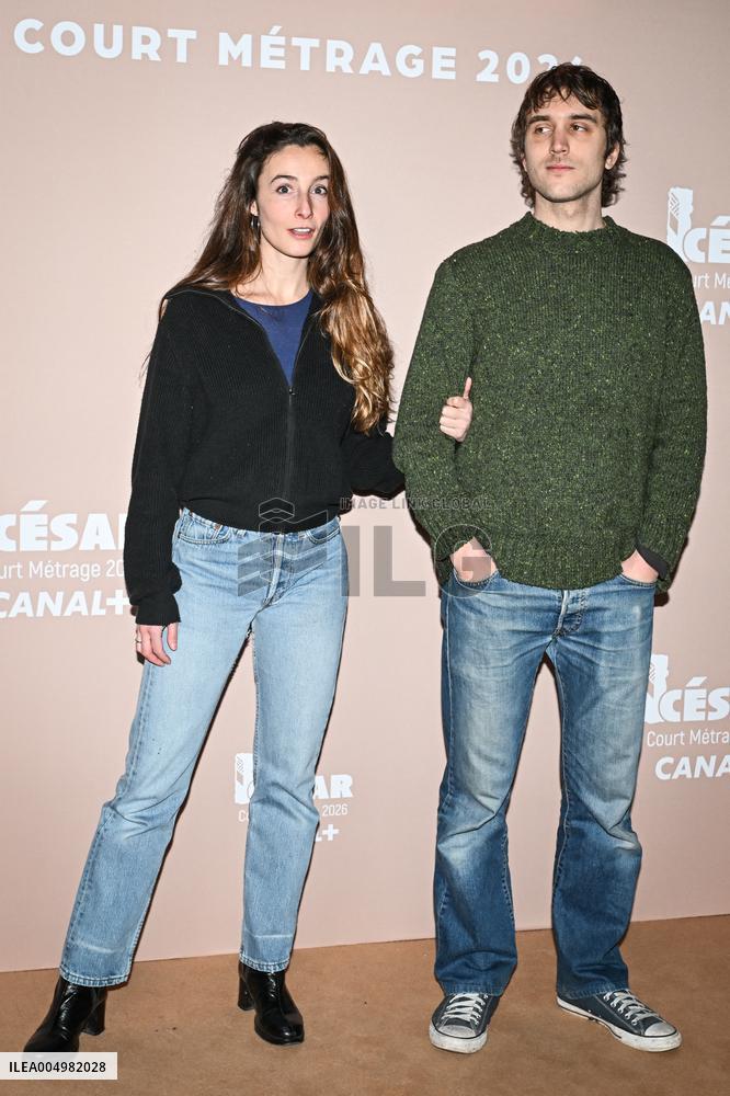 Photocall Courts Metrages Cesar 2026 in Paris FA