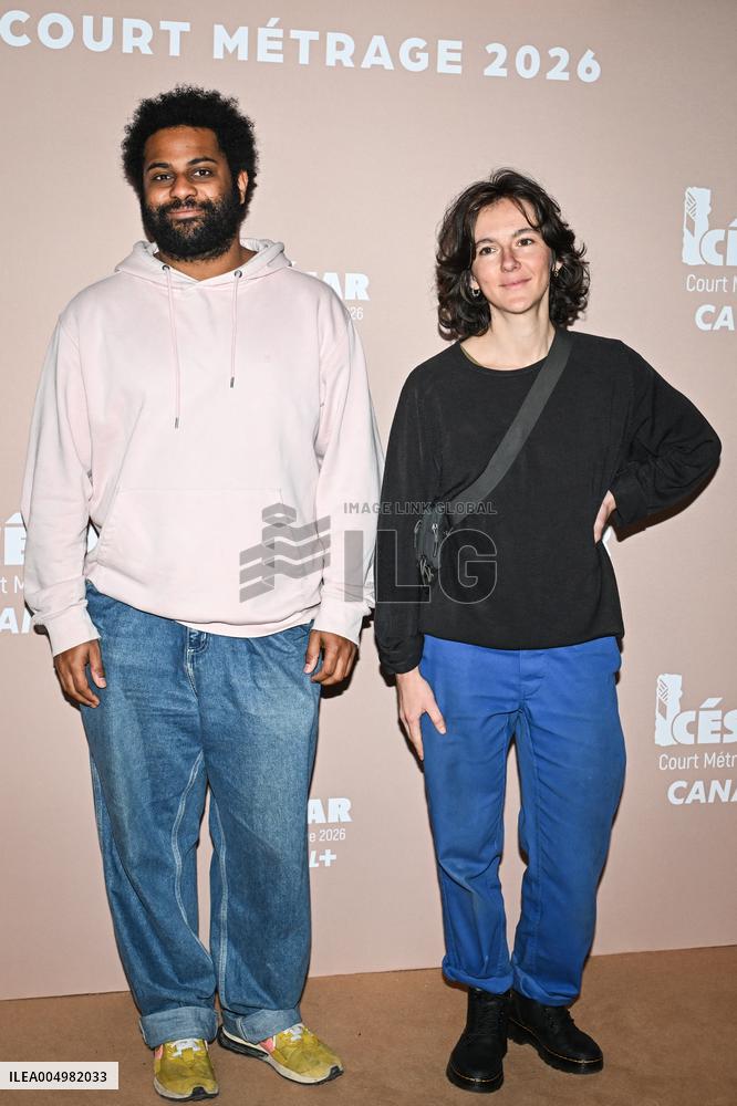 Photocall Courts Metrages Cesar 2026 in Paris FA