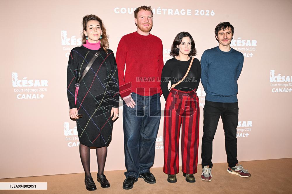 Photocall Courts Metrages Cesar 2026 in Paris FA