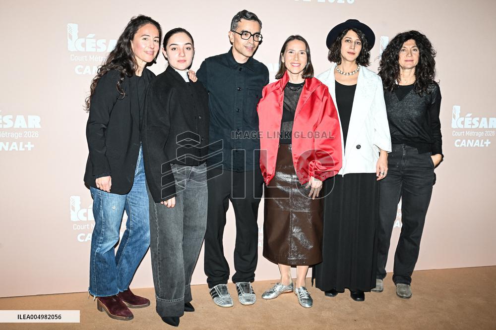 Photocall Courts Metrages Cesar 2026 in Paris FA
