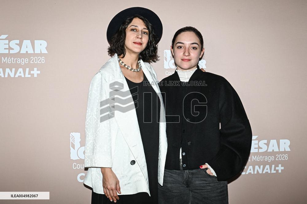 Photocall Courts Metrages Cesar 2026 in Paris FA