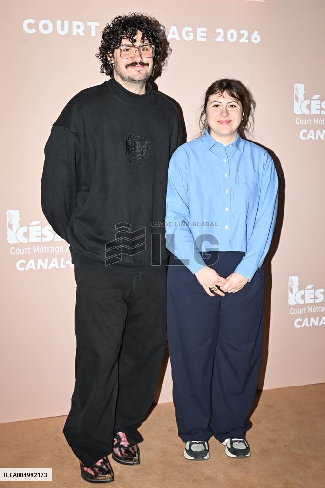 Photocall Courts Metrages Cesar 2026 in Paris FA
