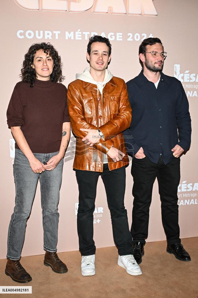 Photocall Courts Metrages Cesar 2026 in Paris FA