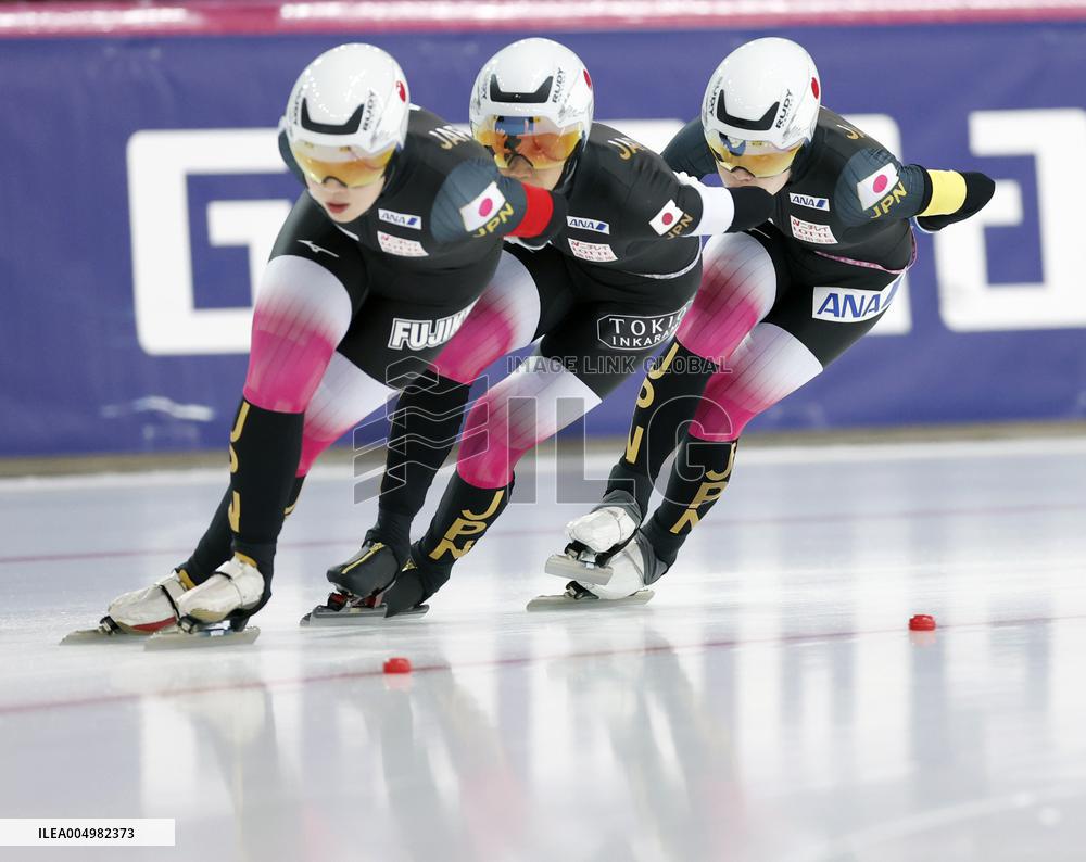 Speed skating: World Cup in Hamar