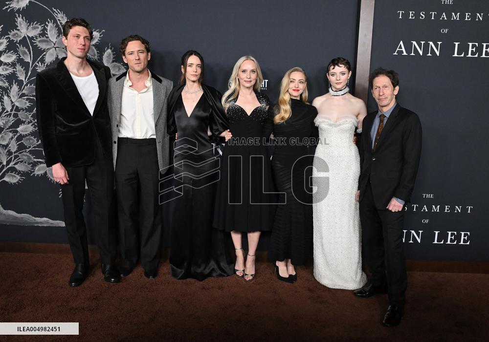 Searchlight Pictures’ ‘The Testament of Ann Lee’ Premiere