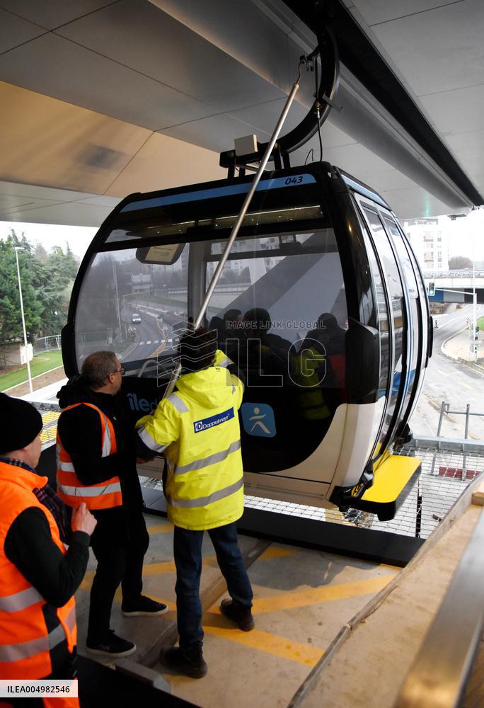 Valerie Pecresse At Cable C1 Inauguration - Creteil