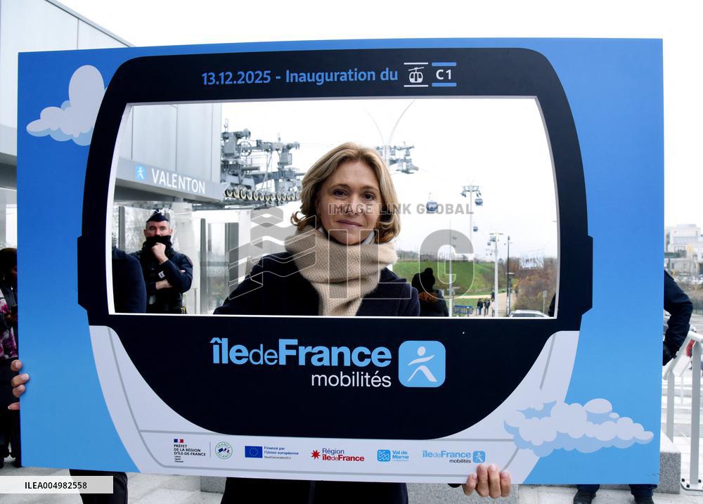 Valerie Pecresse At Cable C1 Inauguration - Creteil