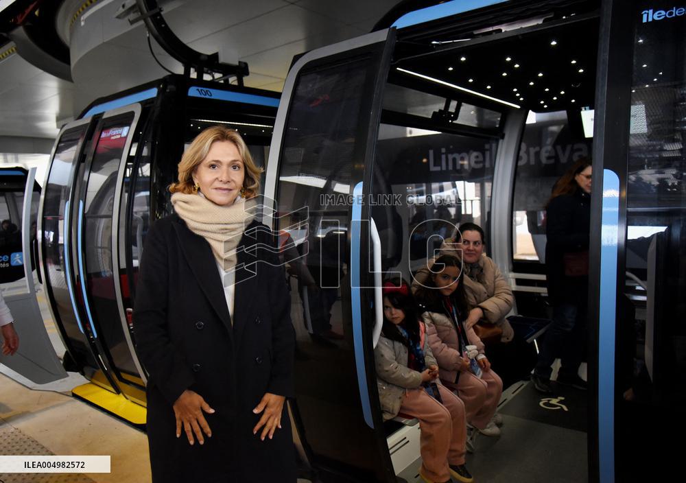 Valerie Pecresse At Cable C1 Inauguration - Creteil