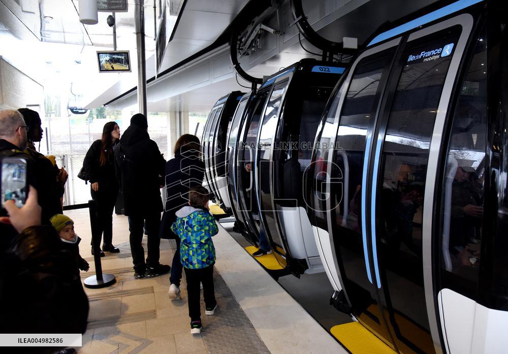 Valerie Pecresse At Cable C1 Inauguration - Creteil