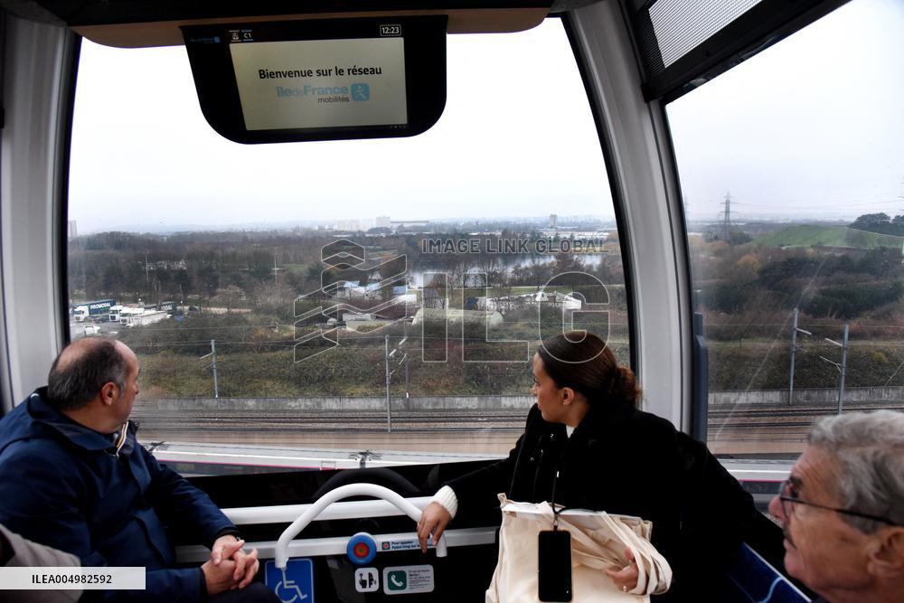 Valerie Pecresse At Cable C1 Inauguration - Creteil