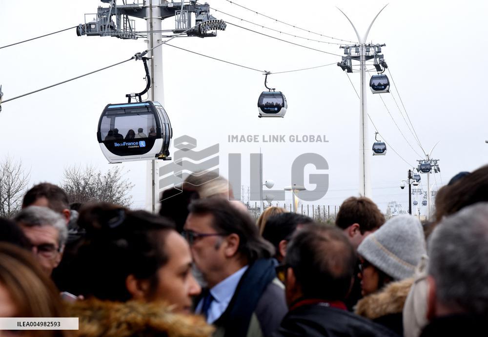 Valerie Pecresse At Cable C1 Inauguration - Creteil