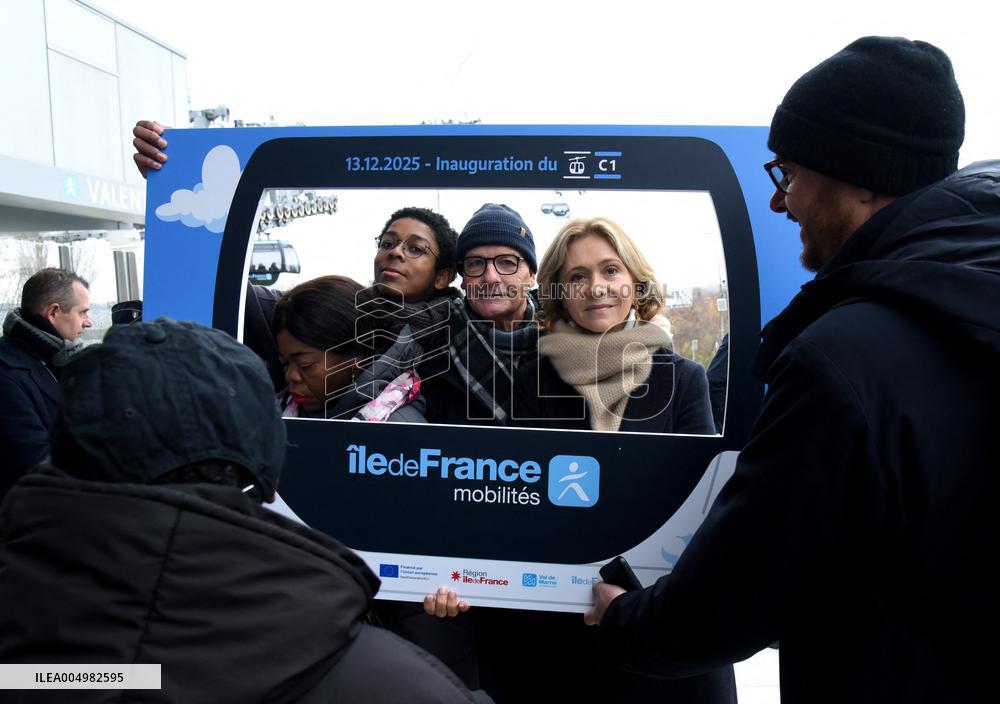 Valerie Pecresse At Cable C1 Inauguration - Creteil