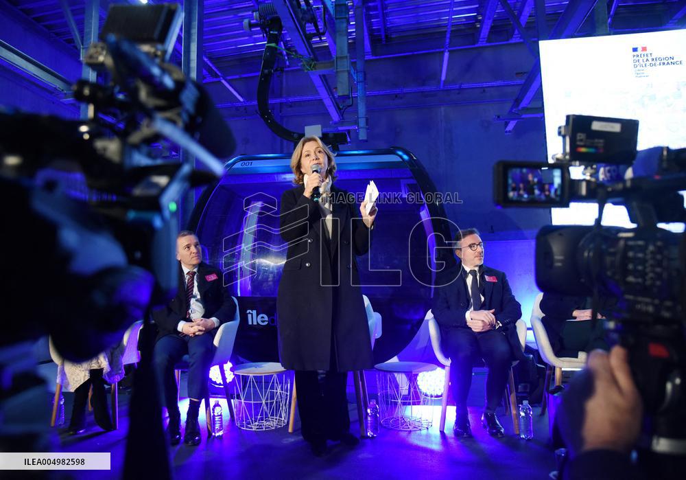 Valerie Pecresse At Cable C1 Inauguration - Creteil