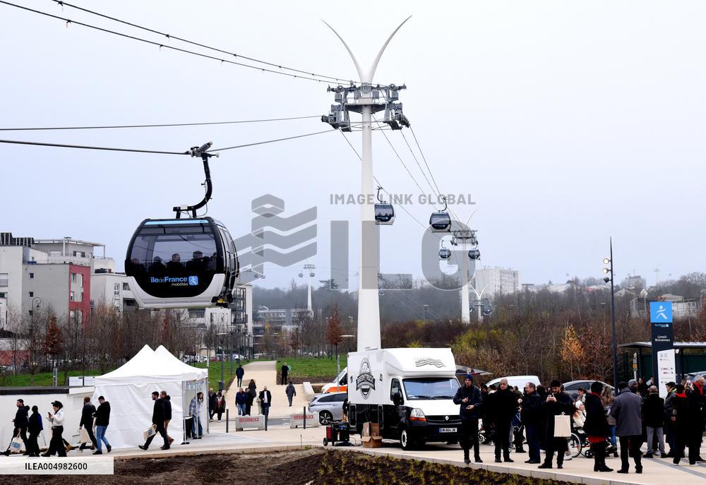 Valerie Pecresse At Cable C1 Inauguration - Creteil