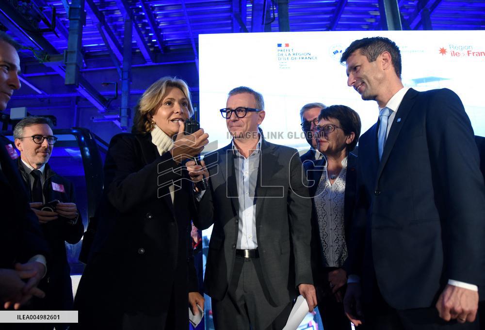 Valerie Pecresse At Cable C1 Inauguration - Creteil