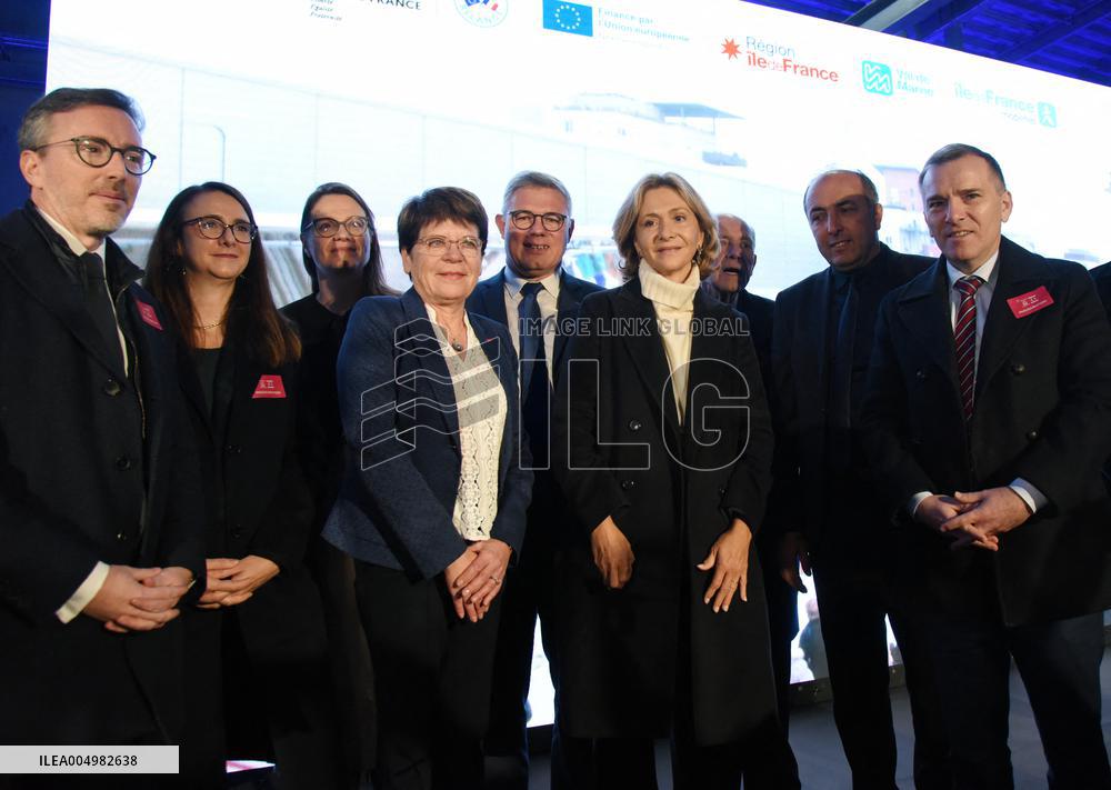 Valerie Pecresse At Cable C1 Inauguration - Creteil