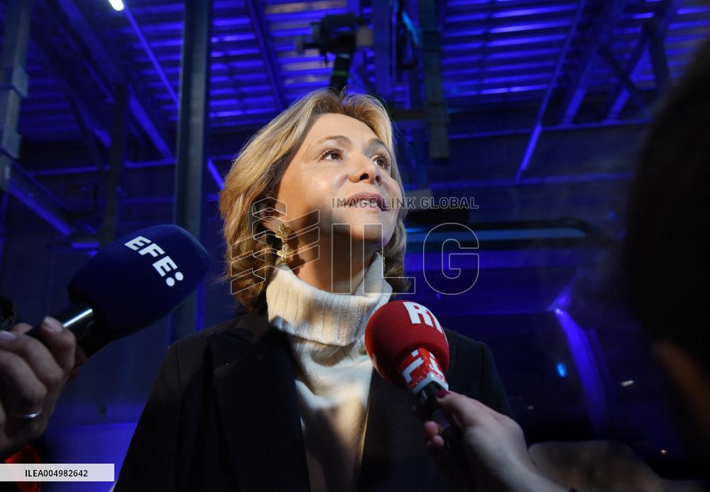 Valerie Pecresse At Cable C1 Inauguration - Creteil