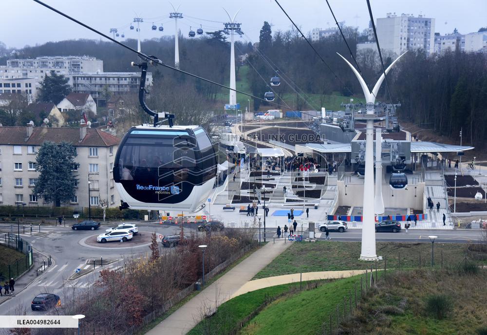 Valerie Pecresse At Cable C1 Inauguration - Creteil