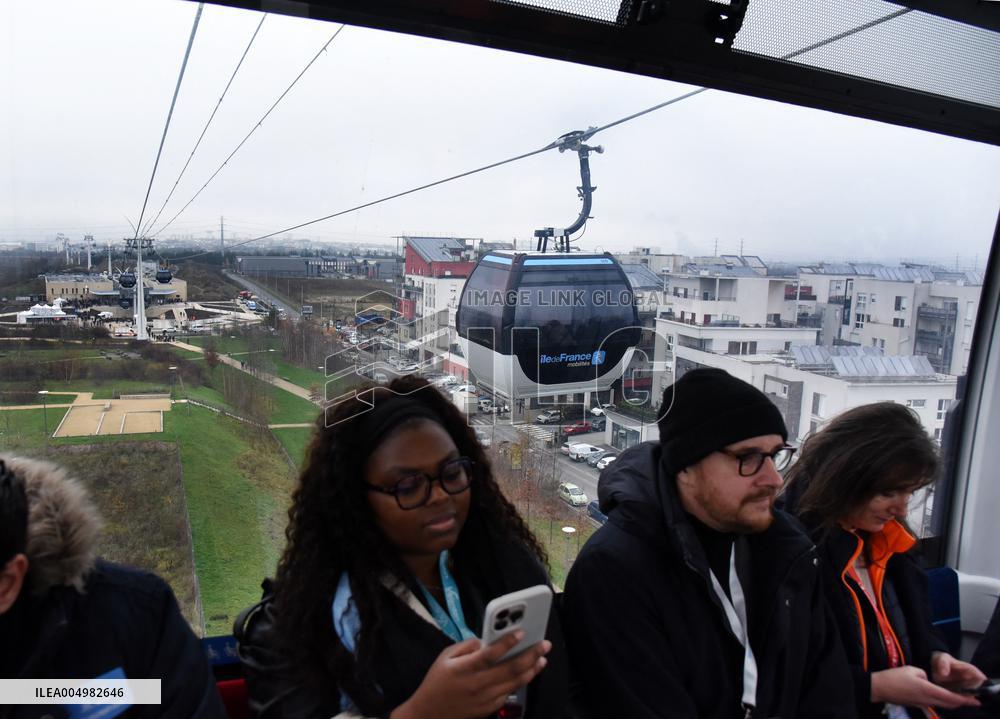 Valerie Pecresse At Cable C1 Inauguration - Creteil
