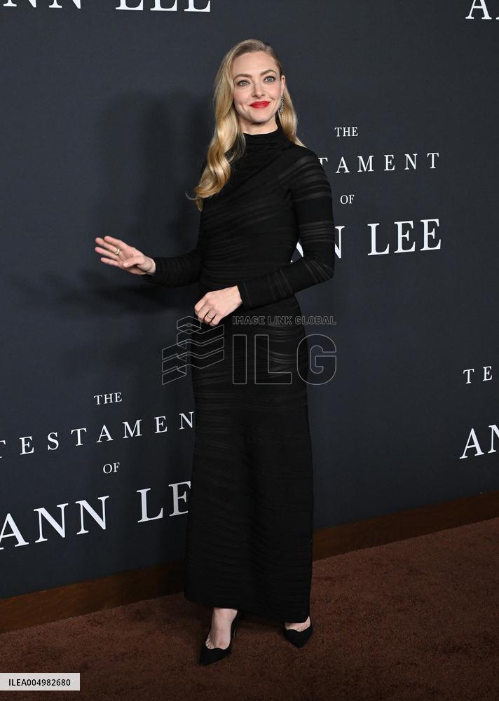 Searchlight Pictures’ ‘The Testament of Ann Lee’ Premiere