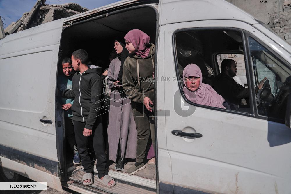 Funeral for Palestinians Killed - Gaza Airstrike