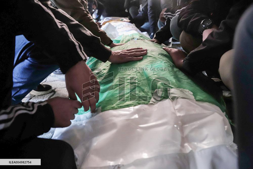 Funeral for Palestinians Killed - Gaza Airstrike