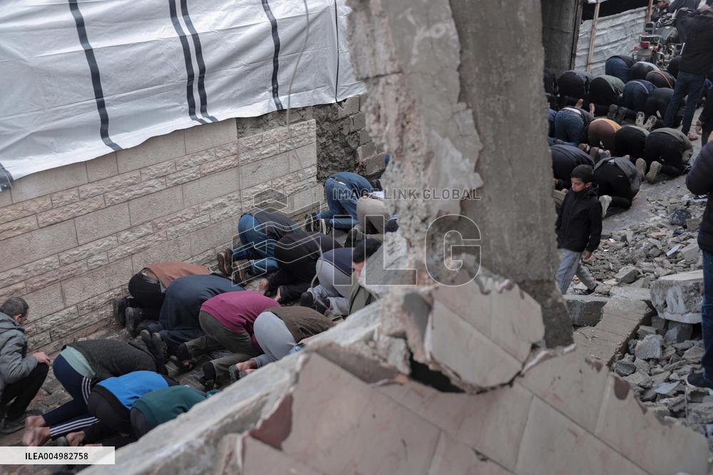 Funeral for Palestinians Killed - Gaza Airstrike