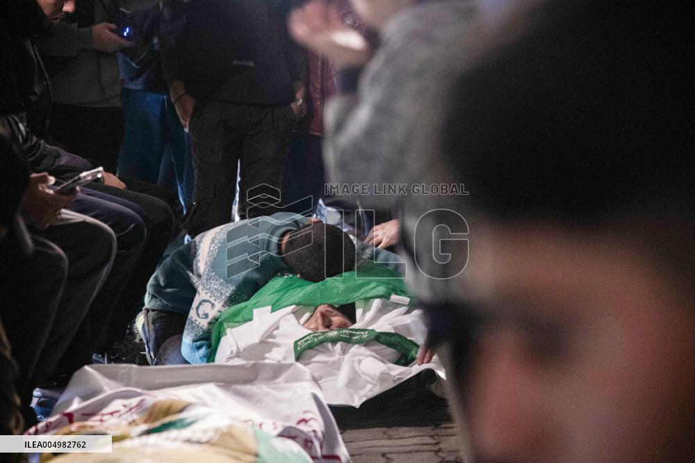 Funeral for Palestinians Killed - Gaza Airstrike