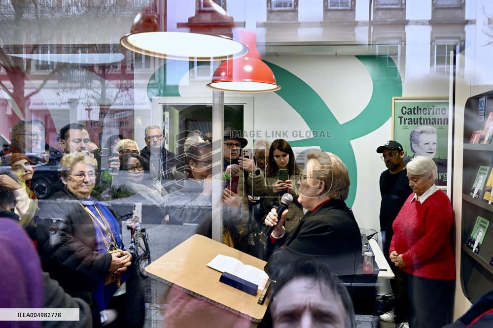 Catherine Trautmann Campaign HQ Inauguration - Strasbourg