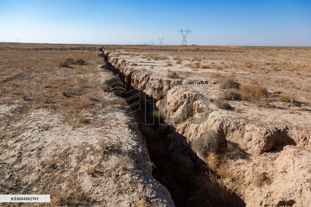 Subsidence in Neyshabur Iran