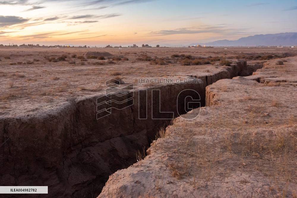 Subsidence in Neyshabur Iran