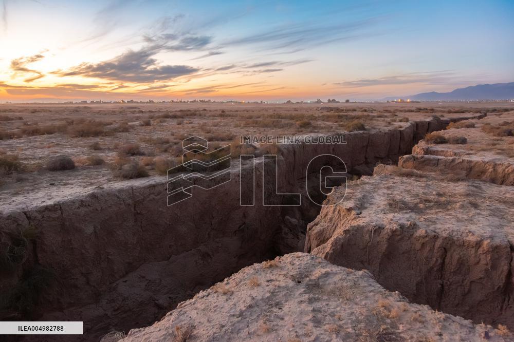 Subsidence in Neyshabur Iran