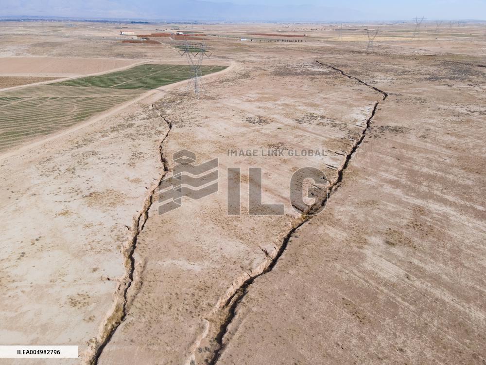 Subsidence in Neyshabur Iran