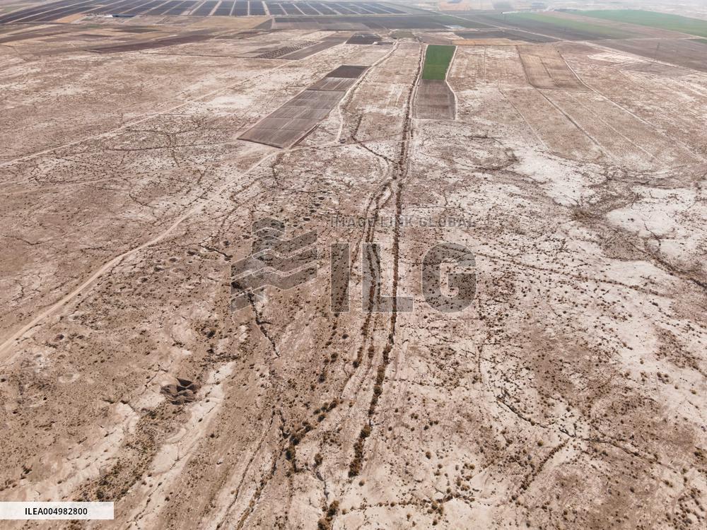 Subsidence in Neyshabur Iran