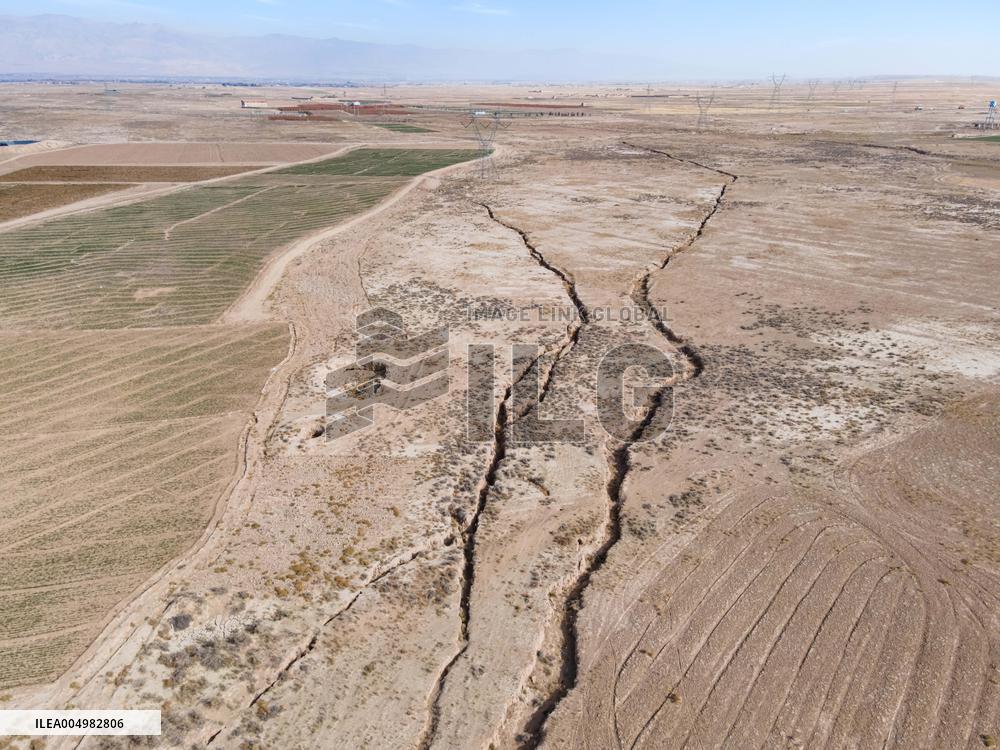 Subsidence in Neyshabur Iran