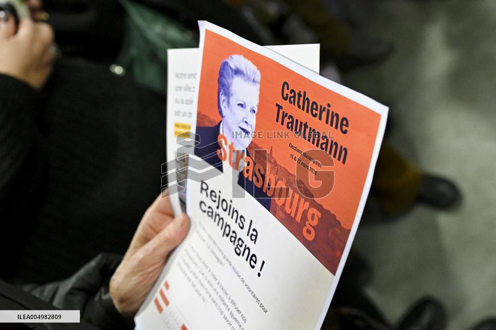 Catherine Trautmann Campaign HQ Inauguration - Strasbourg