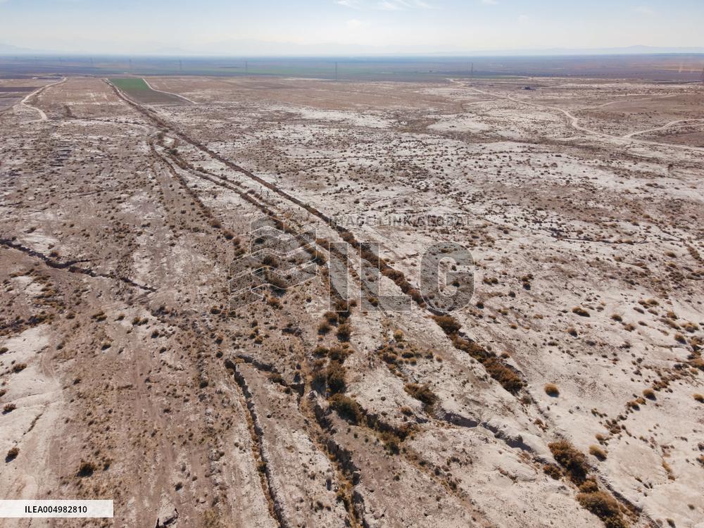 Subsidence in Neyshabur Iran