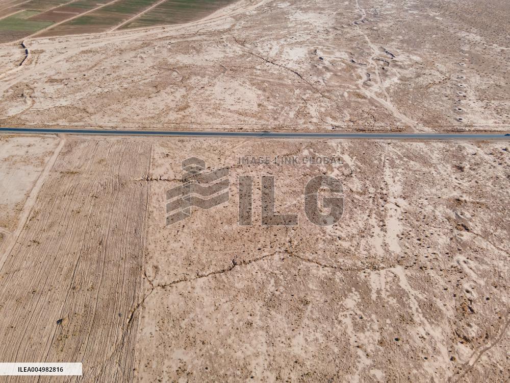 Subsidence in Neyshabur Iran